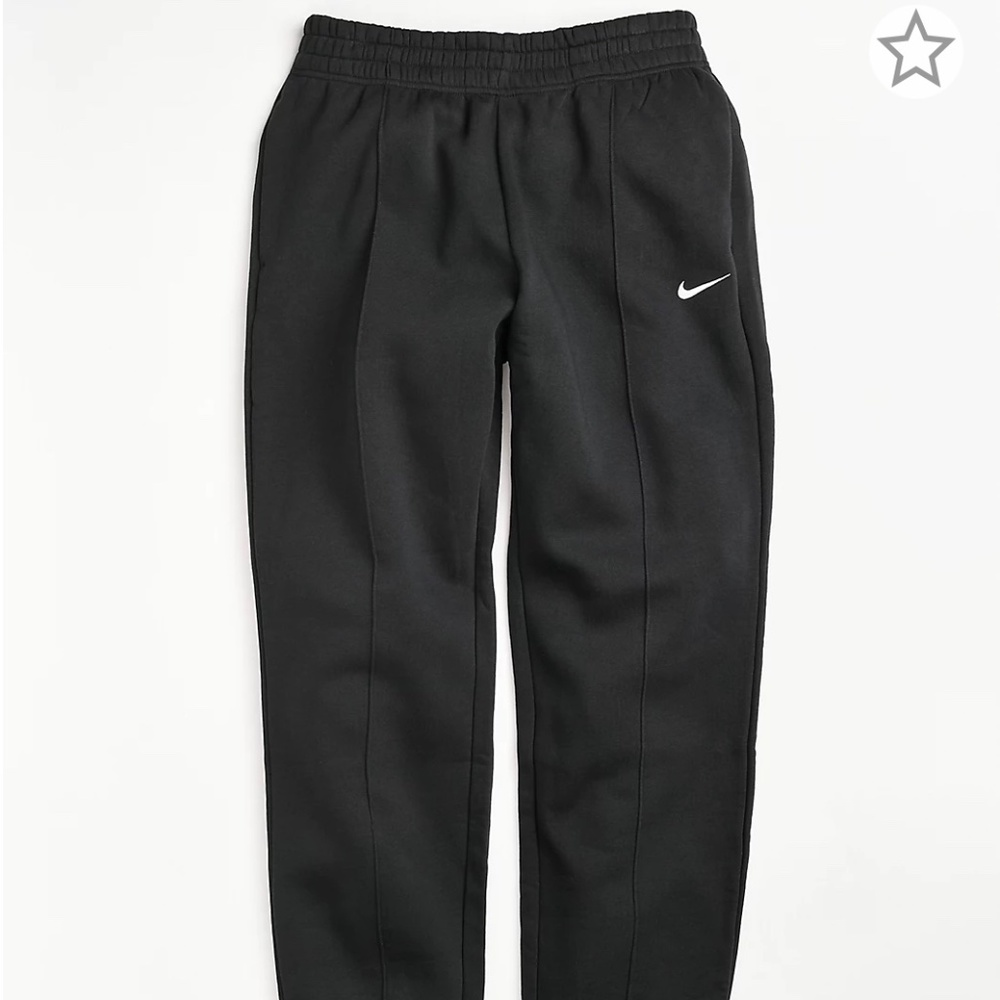 NEW Women's Nike Sportswear Black Fleece Sweatpants Size Medium